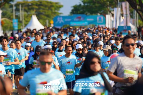 Race photo from KBP City Run 2024