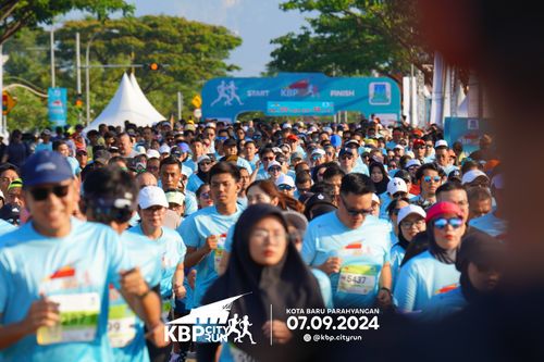 Race photo from KBP City Run 2024