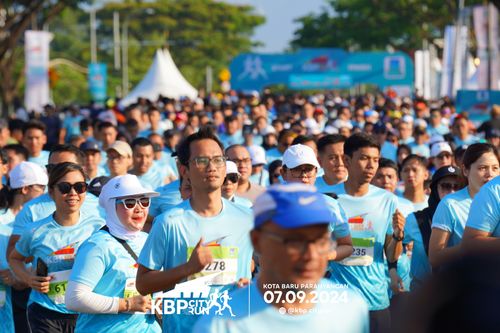 Race photo from KBP City Run 2024