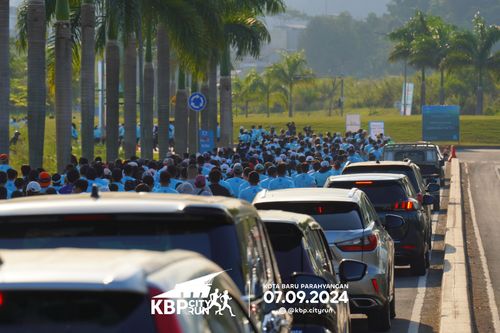Race photo from KBP City Run 2024