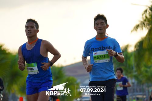 Race photo from KBP City Run 2024