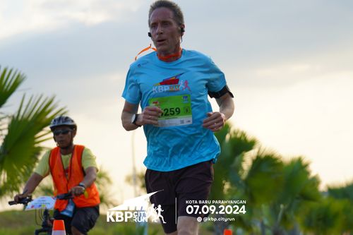 Race photo from KBP City Run 2024