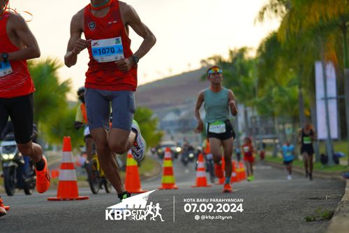 Race photo from KBP City Run 2024