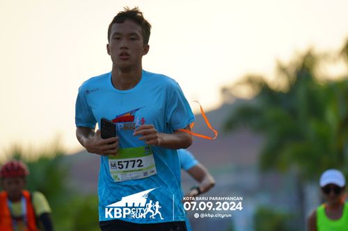 Race photo from KBP City Run 2024