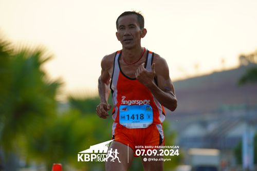 Race photo from KBP City Run 2024