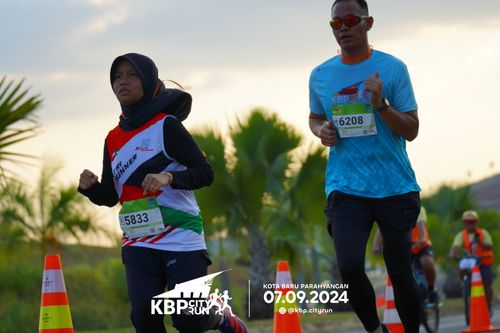 Race photo from KBP City Run 2024