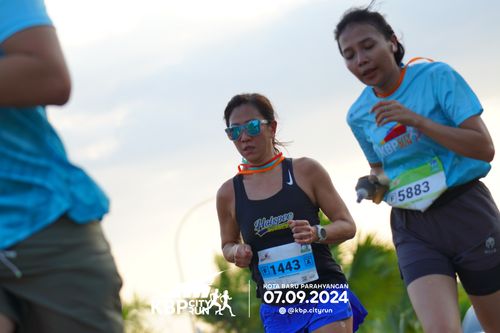 Race photo from KBP City Run 2024