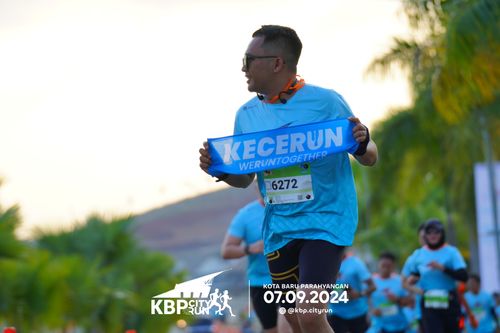 Race photo from KBP City Run 2024