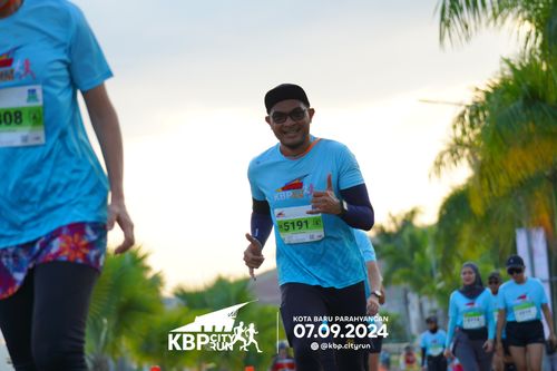 Race photo from KBP City Run 2024