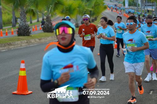 Race photo from KBP City Run 2024