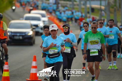 Race photo from KBP City Run 2024