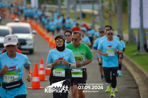 Race photo from KBP City Run 2024