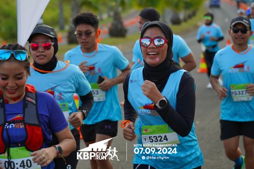 Race photo from KBP City Run 2024