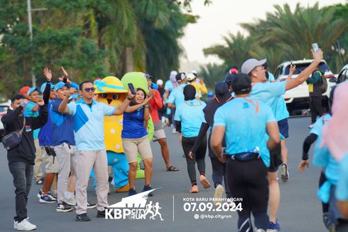 Race photo from KBP City Run 2024