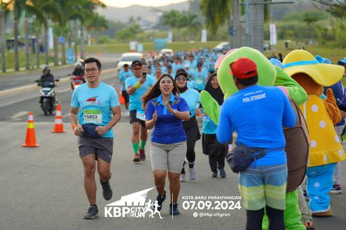 Race photo from KBP City Run 2024