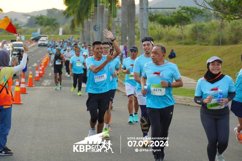 Race photo from KBP City Run 2024