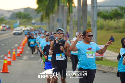 Race photo from KBP City Run 2024