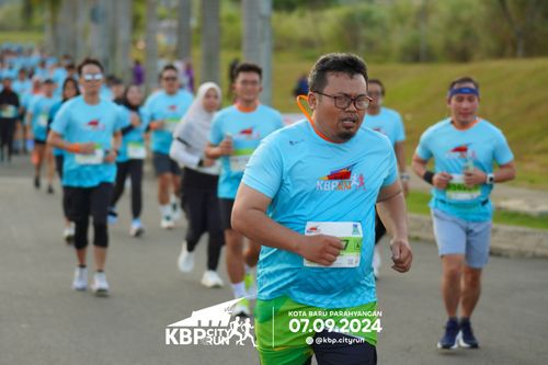 Race photo from KBP City Run 2024