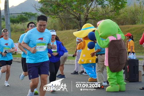 Race photo from KBP City Run 2024