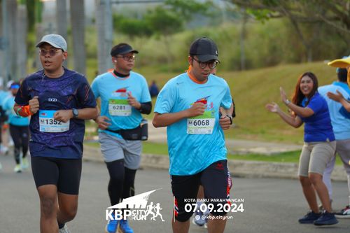 Race photo from KBP City Run 2024