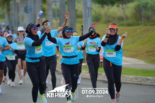Race photo from KBP City Run 2024