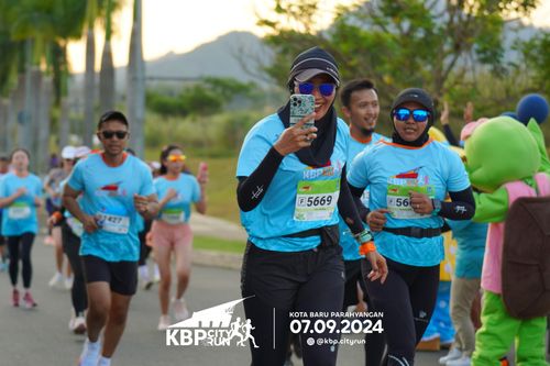 Race photo from KBP City Run 2024