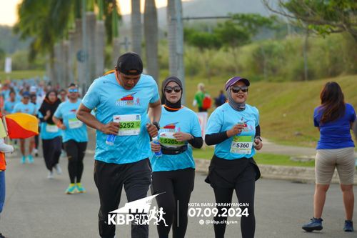 Race photo from KBP City Run 2024