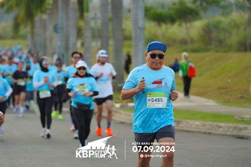 Race photo from KBP City Run 2024