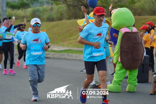Race photo from KBP City Run 2024