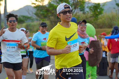 Race photo from KBP City Run 2024