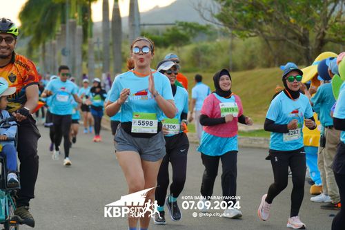 Race photo from KBP City Run 2024