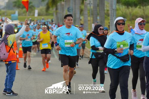 Race photo from KBP City Run 2024