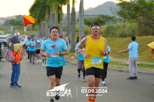 Race photo from KBP City Run 2024