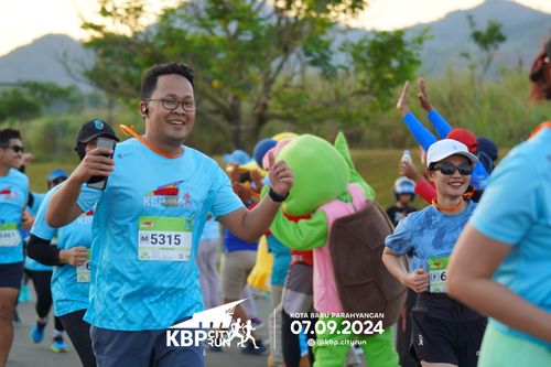 Race photo from KBP City Run 2024