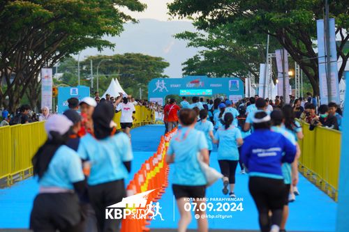 Race photo from KBP City Run 2024