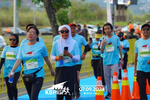 Race photo from KBP City Run 2024