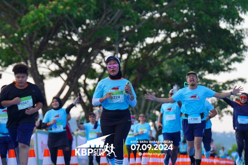 Race photo from KBP City Run 2024