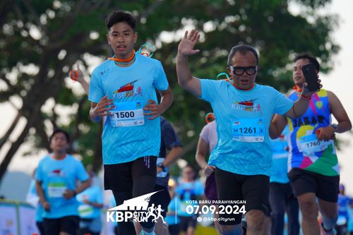 Race photo from KBP City Run 2024