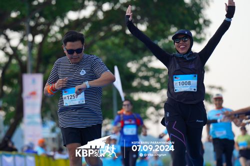 Race photo from KBP City Run 2024