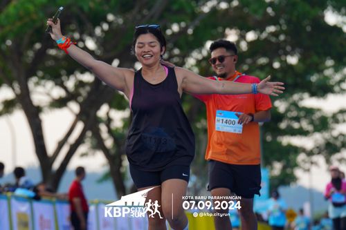 Race photo from KBP City Run 2024