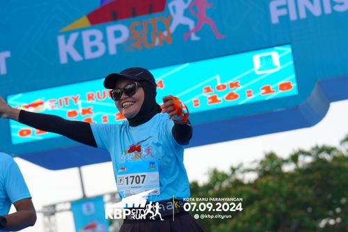 Race photo from KBP City Run 2024
