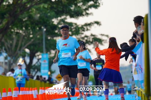 Race photo from KBP City Run 2024