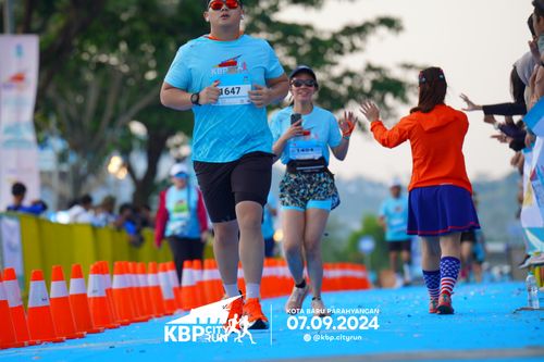 Race photo from KBP City Run 2024