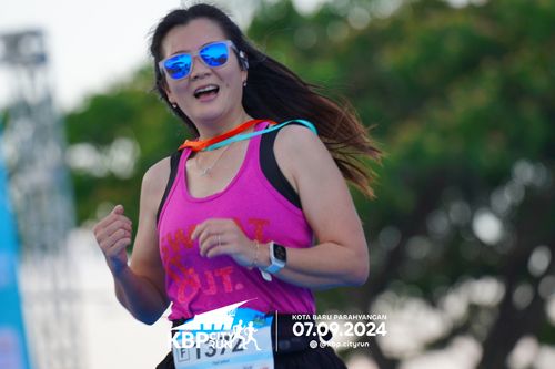 Race photo from KBP City Run 2024