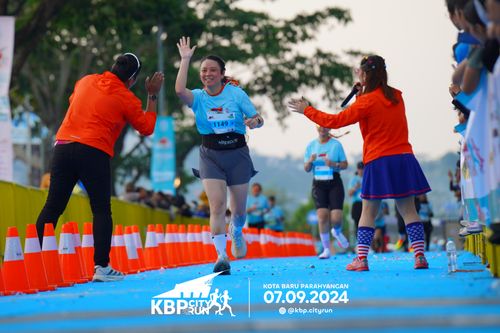 Race photo from KBP City Run 2024