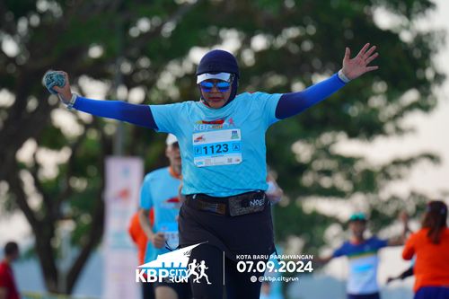 Race photo from KBP City Run 2024