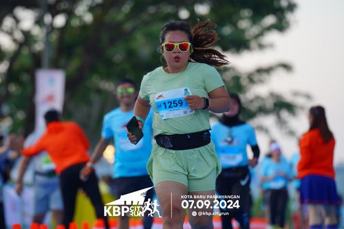 Race photo from KBP City Run 2024