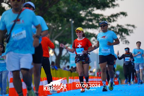 Race photo from KBP City Run 2024