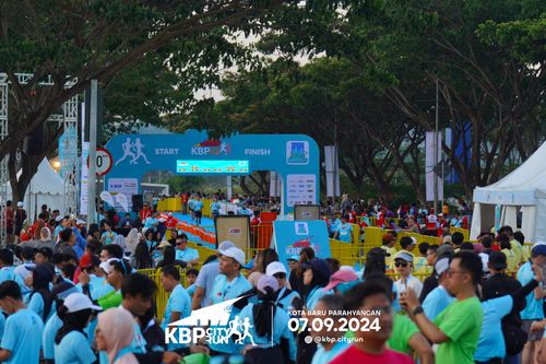 Race photo from KBP City Run 2024