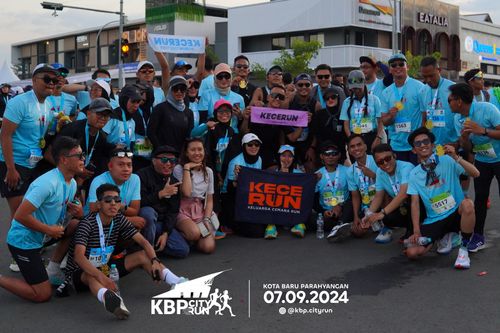 Race photo from KBP City Run 2024